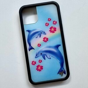 Wildflower Dolphin Phone Case